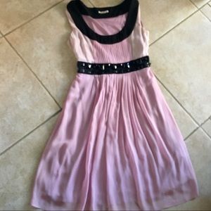 Evening dress lavender and black